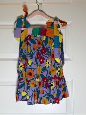 Fábula (FARM Rio for kids) Girls' Floral Tie-Shoulder Dress Size 2Y